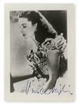 Vivien Leigh Signed Photo as Scarlett From Gone With the Wind -- With JSA COA